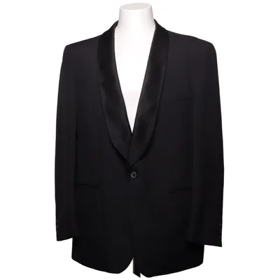 Tuxedo jacket (Black) from Canda Polyester