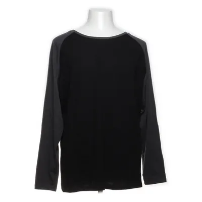Langærmet t-shirt (Sort, Grå) fra EMP Bomuld, Polyester