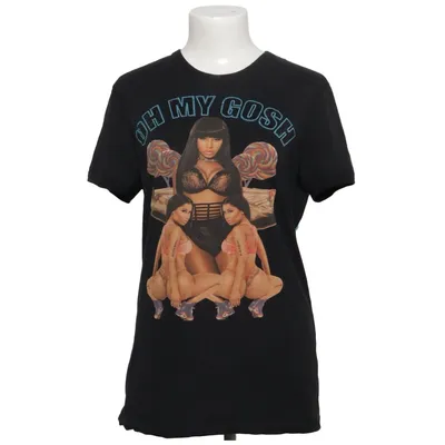 T-shirt (Zwart) van My Brand Katoen, Elastaan