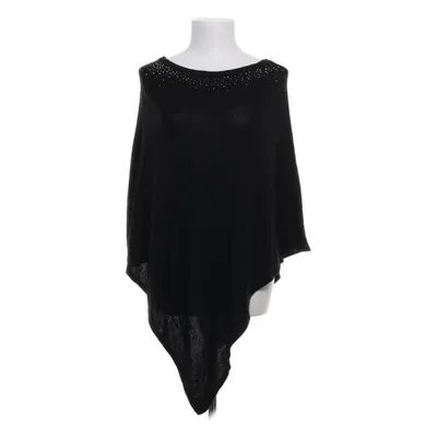 Poncho (Black) from Black Story Polyamide, Viscose, Wool