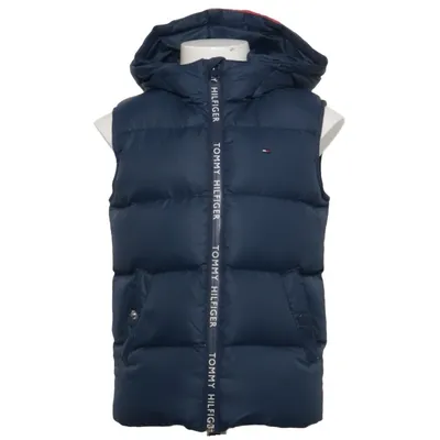 Down vest (Blue) from Tommy Hilfiger Feather, Polyester