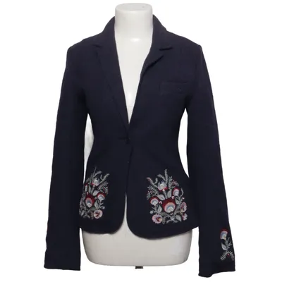 Blazer (Bleu, Multicolore) de Mrs & Hugs Polyester, Viscose, Laine