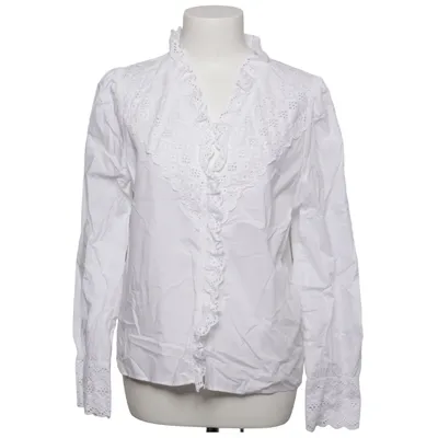 Blouse (Wit) van Sézane Katoen, Polyester