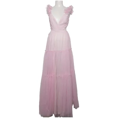 Maxikjole (Pink) fra F&P Polyester