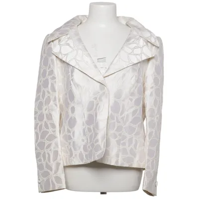 Blazer (Hvid) fra Escada Acetat, Akryl, Polyester, Silke