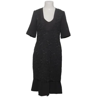 Dress (Gray) from Helena Sorel Acrylic, Polyester, Viscose, Wool