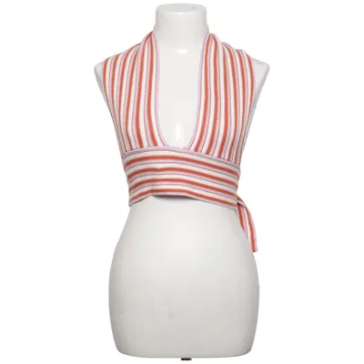 Halter neck top (Orange, White, Pink) from May Cotton, Elastane