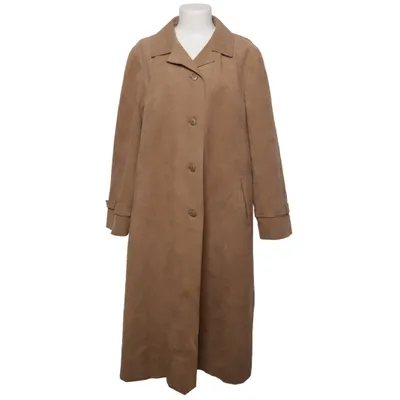 Leather coat (Beige) from Alcantara