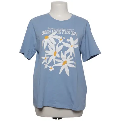 T-shirt (Blauw) van Pull & Bear Katoen