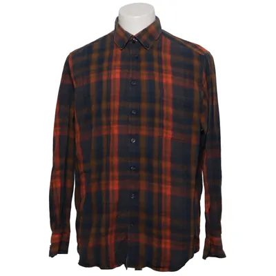 Flannel shirt (Blue, Orange, Brown) from Babista Cotton