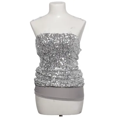 Tubetop (Sølv) fra Princess Polly Elastan, Genanvendt polyester