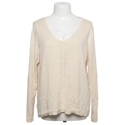 Pull-over (Beige) de Pauline B Coton, Polyester, Viscose
