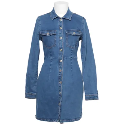 Denim jurk (Blauw) van Amisu Katoen, Elastaan
