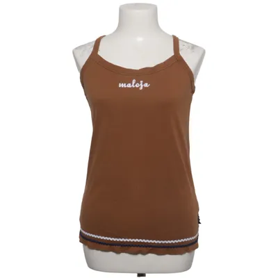 Tanktop (Bruin) van Maloja Katoen