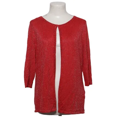 Cardigan (Red) from Pfeffinger Metallic fiber, Polyester, Viscose