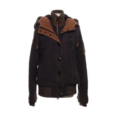 Winter jacket (Blue) from Naketano Cotton, Polyamide, Polyester