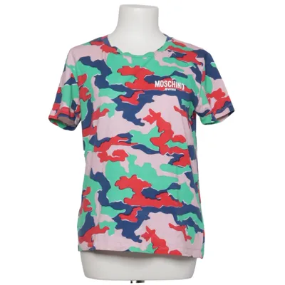 T-shirt (Röd, Grön, Blå) från Moschino Swim Bomull, Elastan