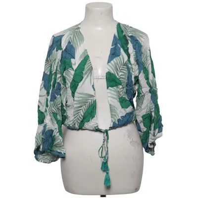 Blouse portefeuille (Blanc, Vert, Bleu) de Ontwelfth Viscose
