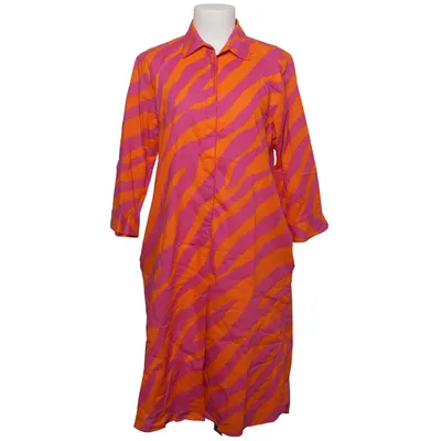 Skjortekjole (Pink, Orange, Flerfarvet) fra Vilagallo Elastan, Silke