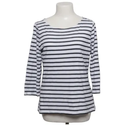 Long sleeve T-shirt (White, Blue) from More & More Cotton, Modal