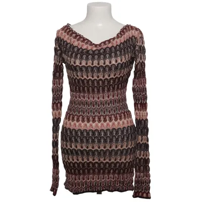 Jurk (Bruin, Roze, Meerkleurig) van Missoni Polyamide, Viscose, Wol