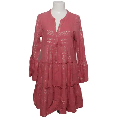 Dress (Pink, Gold) from Elan Cotton, Metallic fiber, Viscose