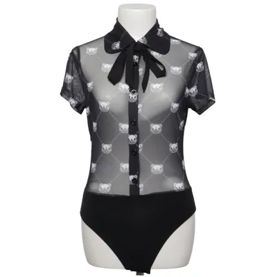 Body (Svart, Grå) från Killstar Elastan, Polyester