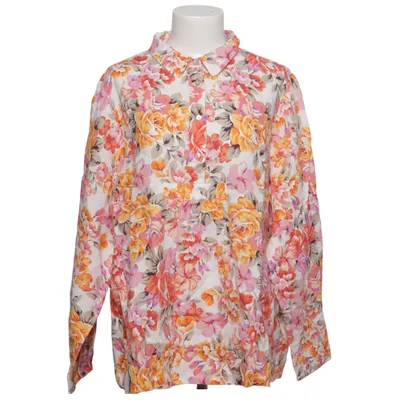 Blouse (White, Multicolored) from In Linea Linen