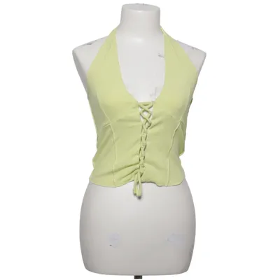 Halterneck top (Lacing Rib Singlet) fra NA-KD Elastan, Viscose