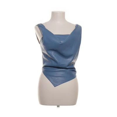 Top (Blå) fra Nanushka Acetat, Polyurethan, Genanvendt polyester, Viscose