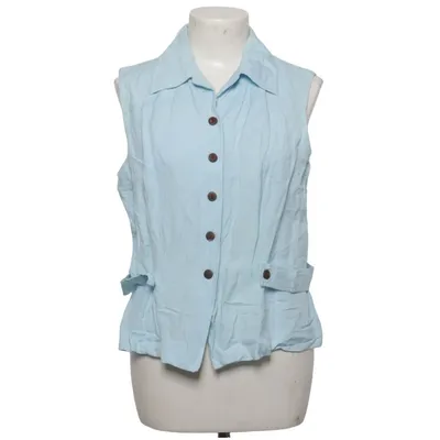Outer vest (Blue) from Cato Linen, Viscose