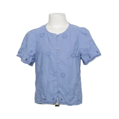 Top (Blauw) van Zara Katoen