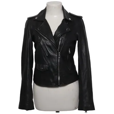 Bikerjacke (Schwarz) von Stradivarius Leder, Polyester