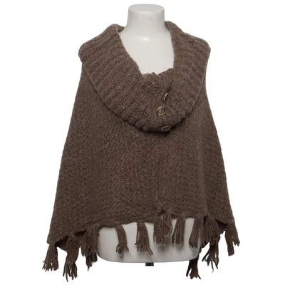 Poncho (Brown) from ESPRIT Acrylic, Wool