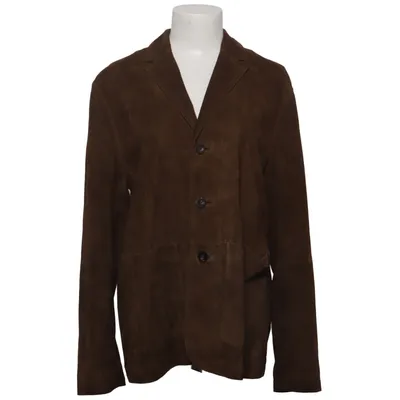 Blazer en cuir (Marron) de Massimo Dutti Cuir