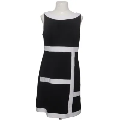 Dress (Black, White) from Comma Elastane, Polyester, Viscose
