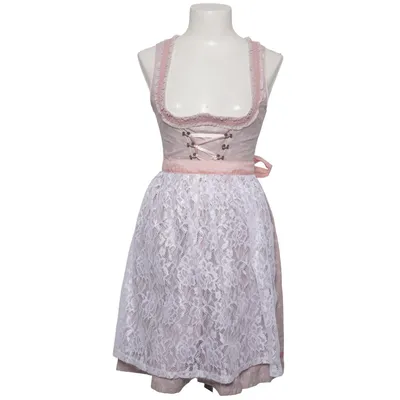 Dirndl (Rosa, Vit) från Golden-Trachten Bomull, Polyester