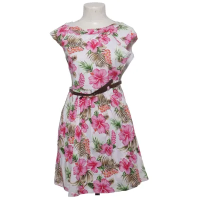 Robe (Blanc, Rose, Multicolore) de Yumi Coton, Élasthane
