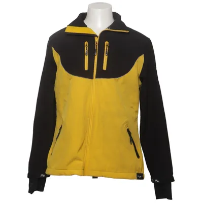 Softshelljakke (Sort, Gul) fra Rock Creek Elastan, Polyester