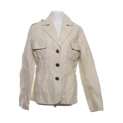 Leren jack (Beige) van Rocking Girls Katoen, Leer