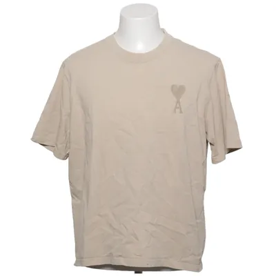 T-shirt (Beige) fra AMI Paris Økologisk bomuld