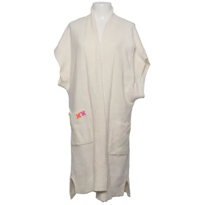 Gilet (Wit) van Grace Katoen, Elastaan, Polyamide, Wol