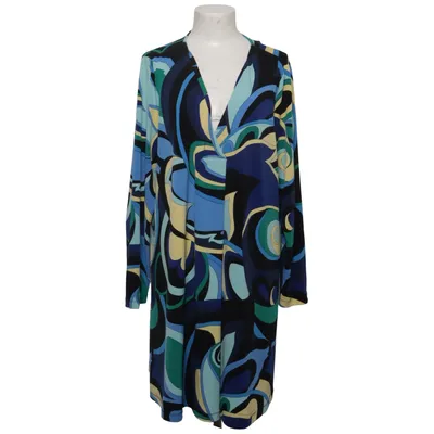 Jurk (Blauw, Meerkleurig) van Yoek Elastaan, Polyester