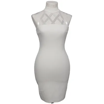 Dress (White) from Naanaa Elastane, Polyester