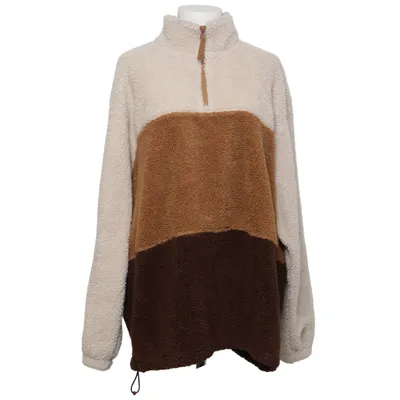 Fleecetrøje (Hvid, Brun, Beige) fra Vailent Genanvendt polyester
