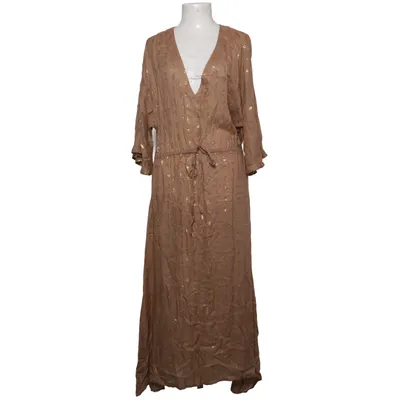 Maxi jurk (Beige, Goud) van Lanidor Viscose
