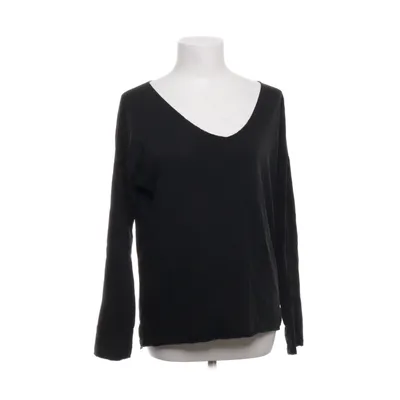 Lange mouwen shirt (Zwart) van Public Katoen, Elastaan