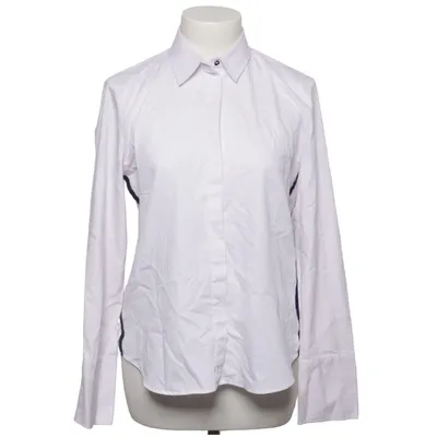 Skjorta (Vit, Blå) från Just White Bomull, Elastan, Polyester