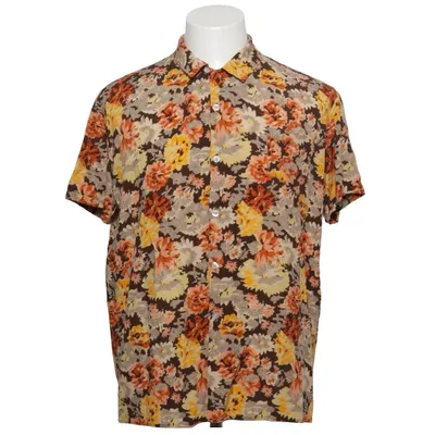 Short sleeve shirt (Brown, Yellow, Multicolored) from Daniele Alessandrini Viscose