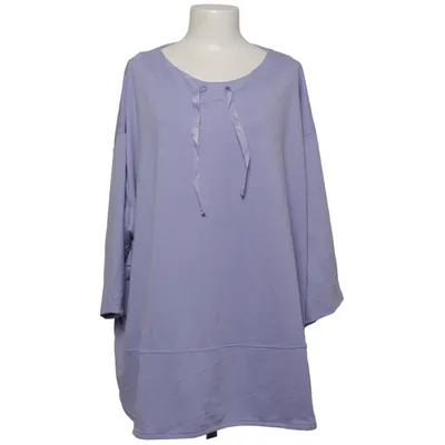 Sweatshirt (Purple) from Janina Curved Elastane, Polyester, Viscose